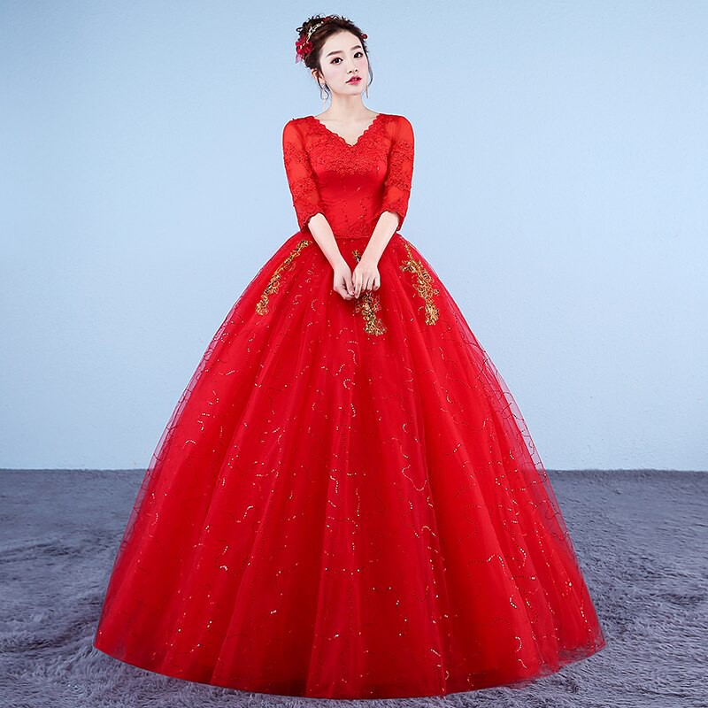 New Vintage Ball Gown Tulle Vestidos de Novia Wedding Dress 2020 Princess Wedding Bride Dress