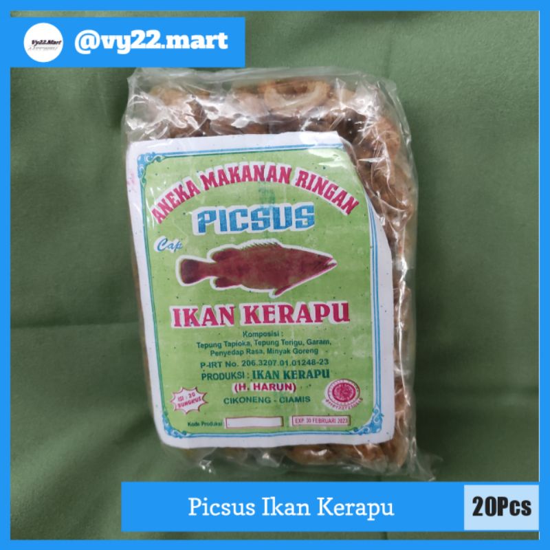 

PICSUS MAKARONI IKAN KERAPU CEMILAN PEDAS-GURIH (EXP Desember 2025)