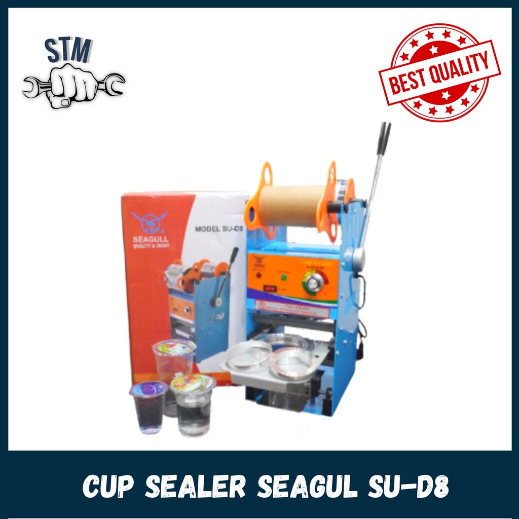 CUP SEALER SEAGULL SU D8/ ALAT PRESS GELAS UNTUK 4 GELAS