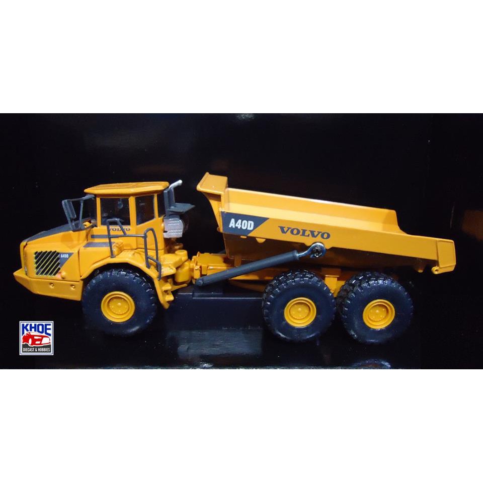 Diecast Volvo A40D Earth - Dump Truck Skala1/87 By Dealer Box