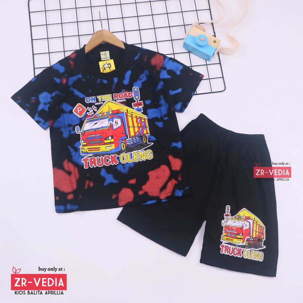 Set Cakka uk 1-8 Tahun / Celana Baju Anak Kaos Karakter Pendek Laki Cowok Lucu Lengan Setelan Murah