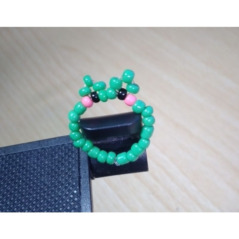 Frog Ring Beads/cincin manik katak