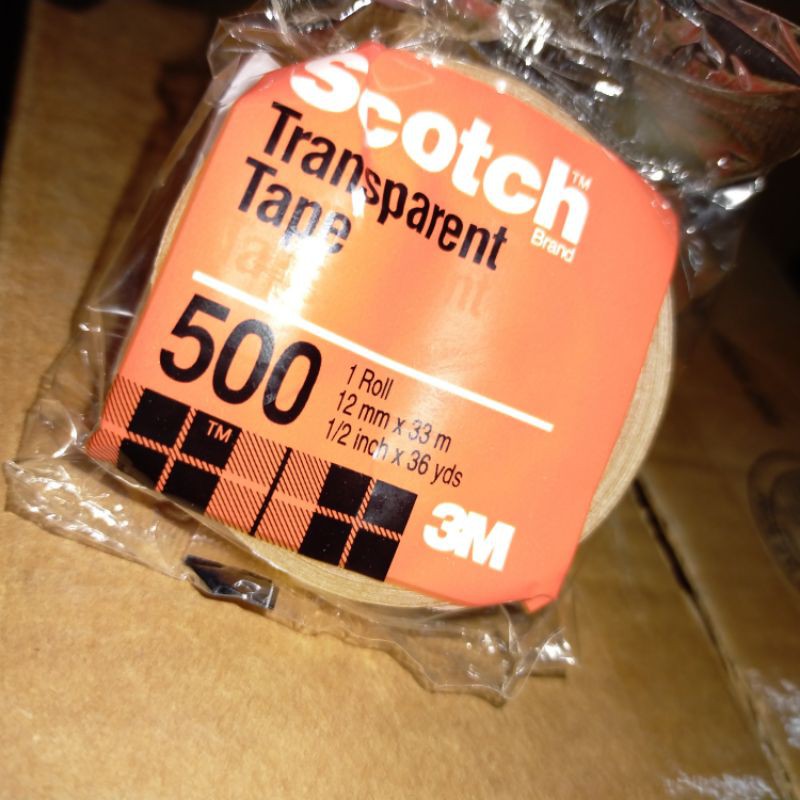 

3M scotch 500 transparent tape 12mm x 33m
