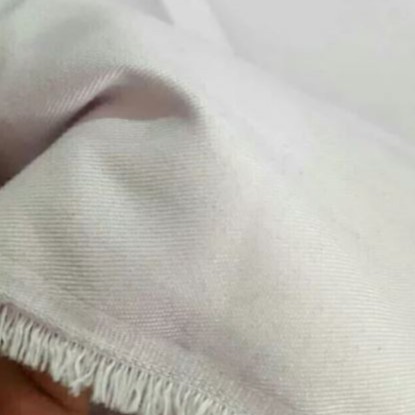 Bahan Kain Drill Putih Bersih Meteran | Shopee Indonesia
