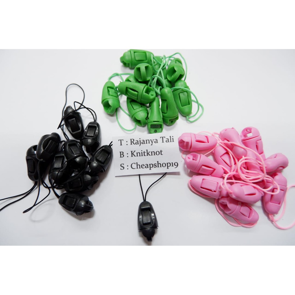 Tali hp dan Stopper bulat kapsul 1cm Stopper Tali ID Card