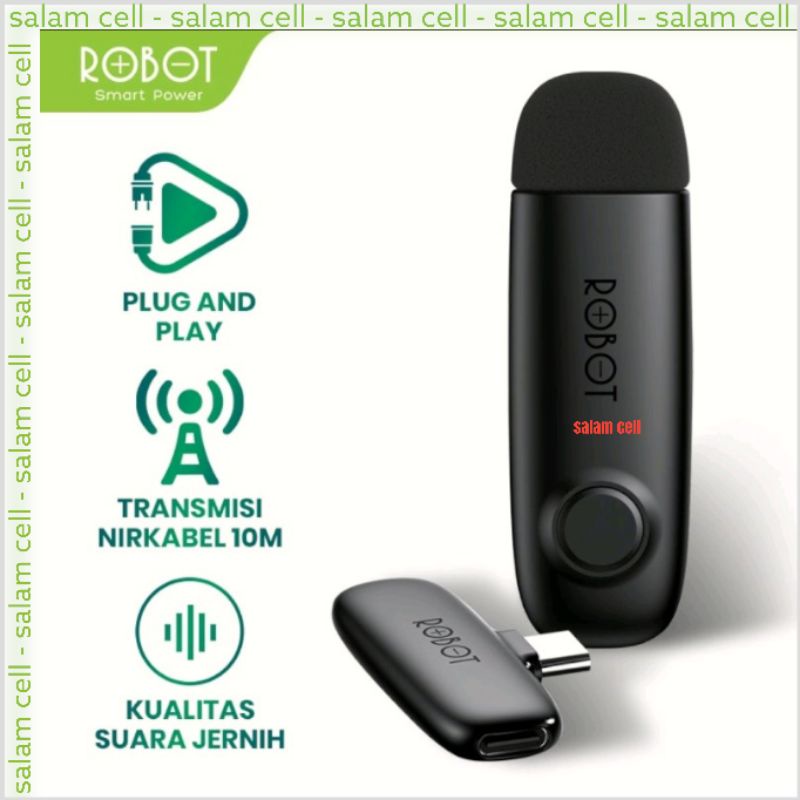 ROBOT Microphone Wireless RS20 Mikrofon Connector Wireless - Garansi