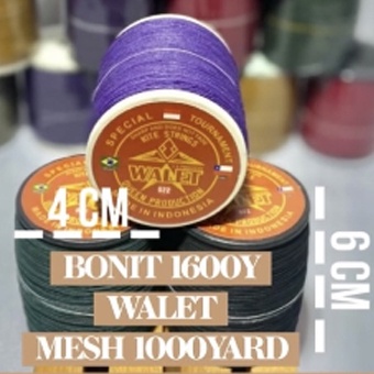 senar Gelasan WALET 022 1600 YARD benang aduan sambutan turnament layang layangan