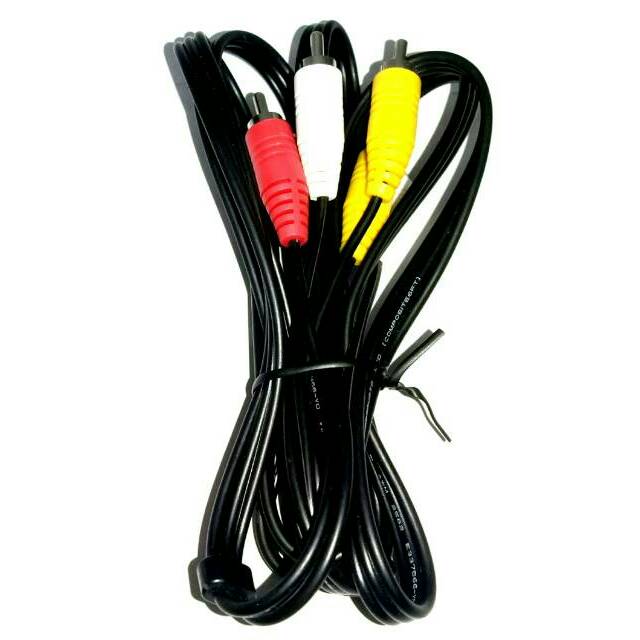 Kabel rca 3 jalur audio video original mesin