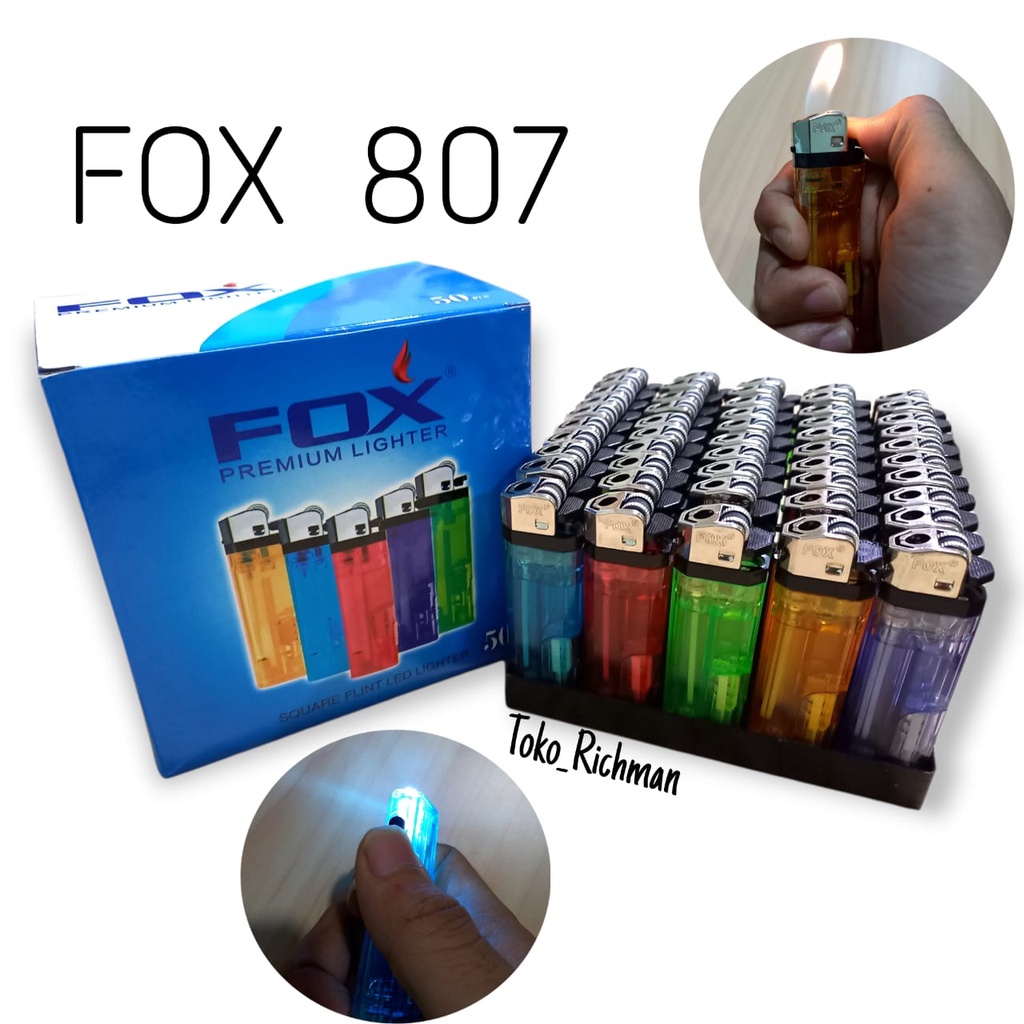 KOREK API MANCIS FOX 807 PEMANTIK API WITH SENTER SETELAN GAS