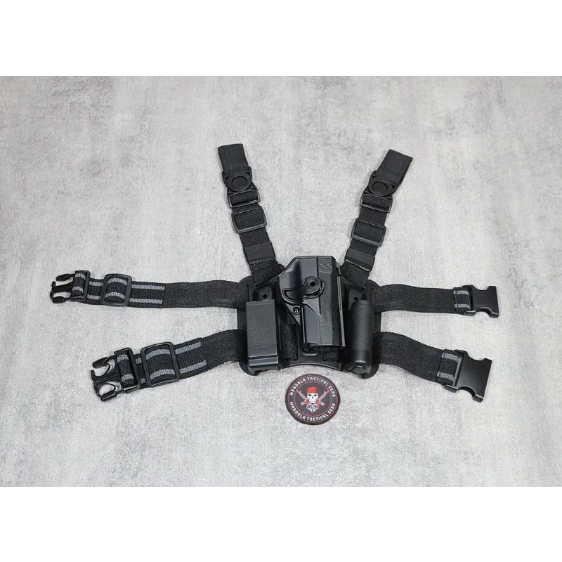 Holster Glock paha / Drop leg Holster Glock 17 Glock 19( 603 )