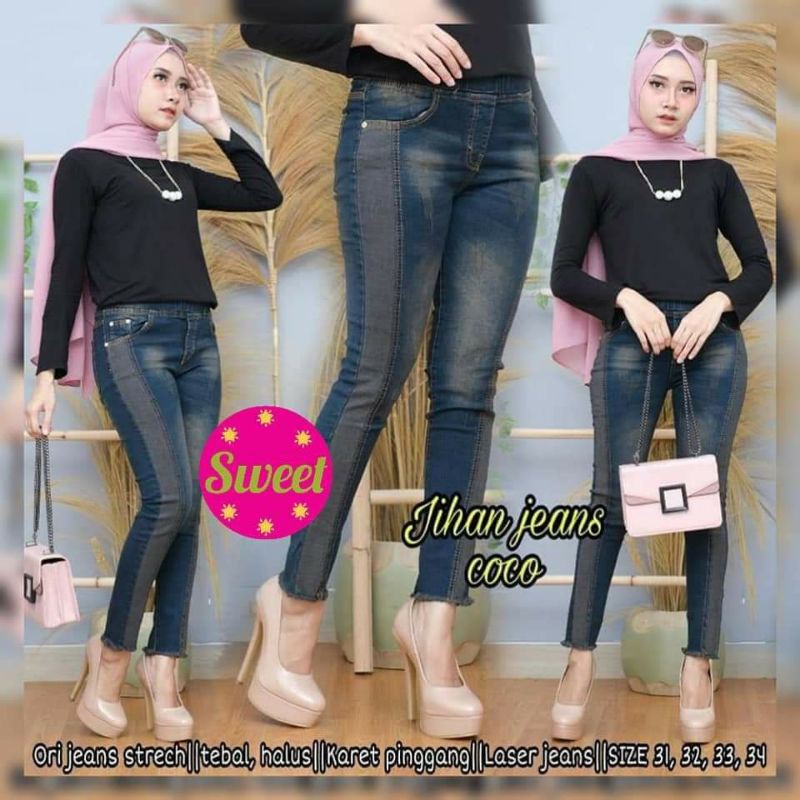 JEANS WANITA COCO JIHAN SWEET