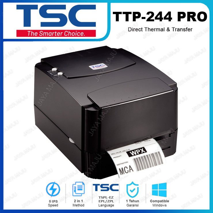 BARCODE PRINTER TSC TTP 244 PRO - PRINTER LABEL BARCODE TSC TTP244 PRO TTP-244 PRO