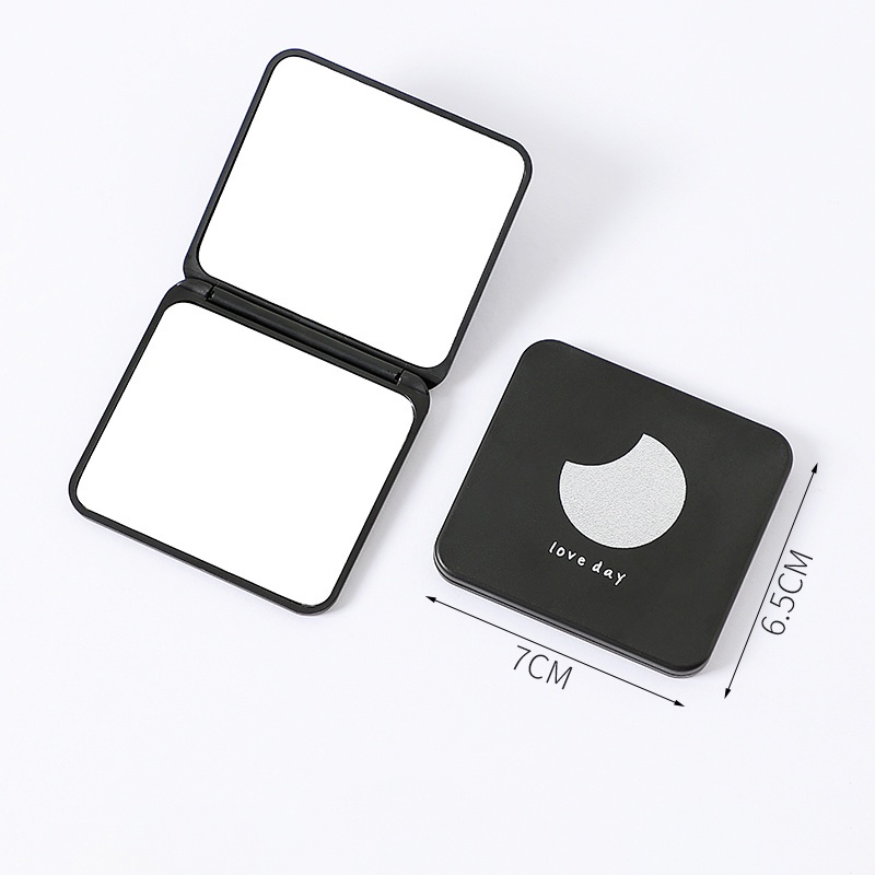 OSM JKT F5281 Cermin Mini / Cermin Lipat Mini Model Segiempat 2 Sisi / Cermin Makeup Petak / Cermin Rias-8