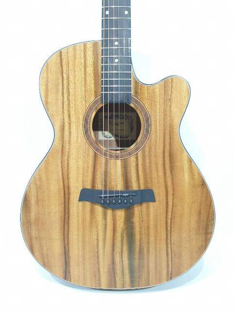 Gitar Akustik Merk Camwood Original Tipe IWC-235 NSK Senar String Trusrod Murah Jakarta