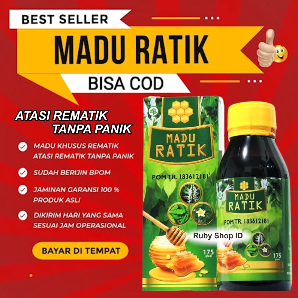 MADU RATIK Herbal Original Obat Tradisional Untuk Reumatik Rematik Asam Urat Kolesterol Pengapuran S