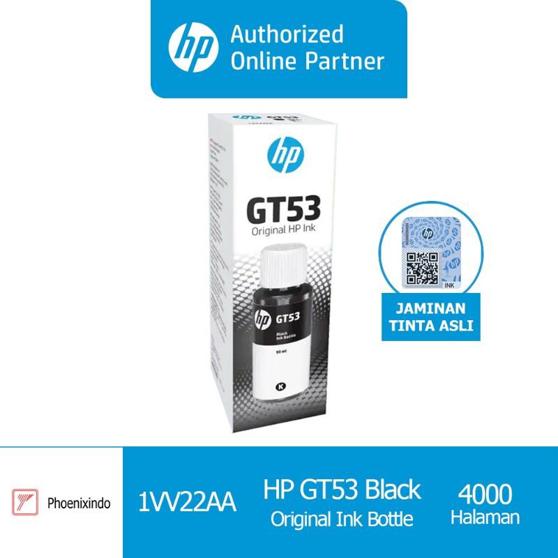 Tinta HP GT53B GT53XL GT 53B GT53Black GT 53 Black GT53 GT 53 XL