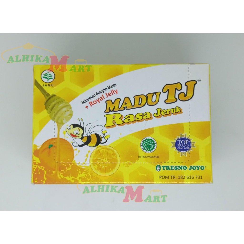 

Tresno Joyo Madu TJ Rasa Jeruk Isi 12 sachet @ 20 g