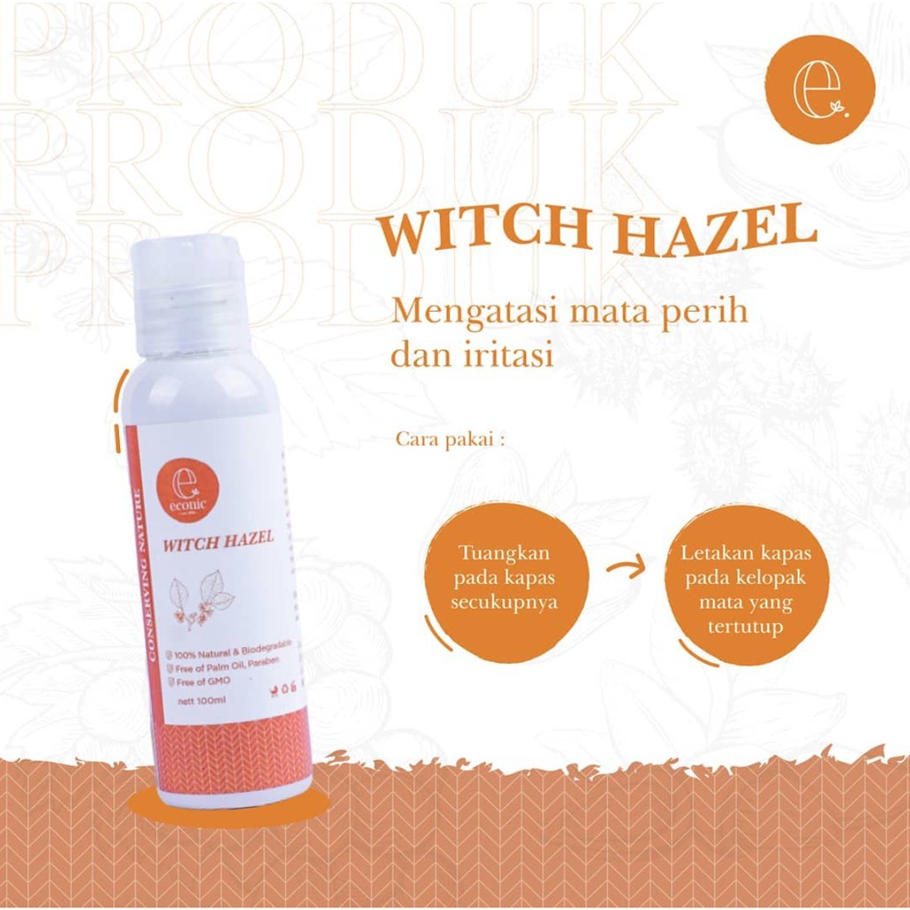 Witch Hazel Extract 100 mL | Astringent Alami untuk Kulit Sehat &amp; Segar | Toner Pengencang Pori