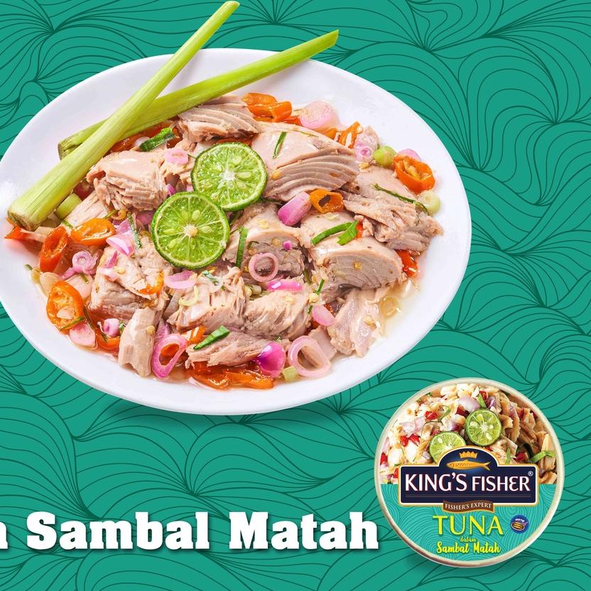 

COD✔️Paket 2 Pcs King's Fisher Tuna Sambal Matah Daging Tuna Makanan Kaleng 170 g|SQ8