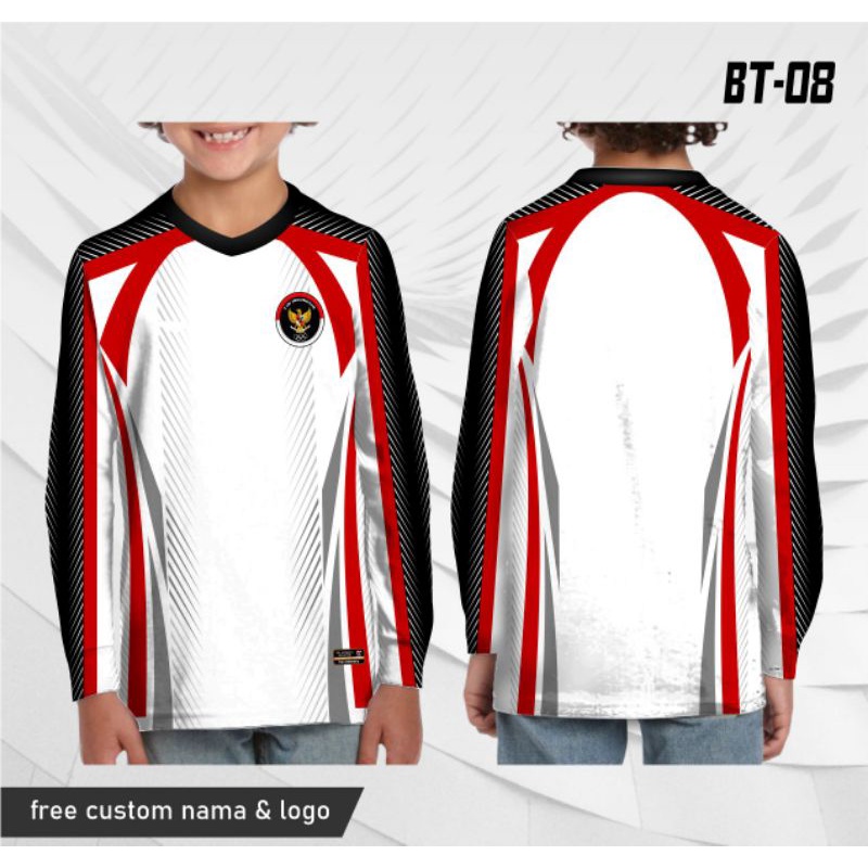 jersey anak bulutangkis badminton timnas indonesia olimpiade tokyo 2020