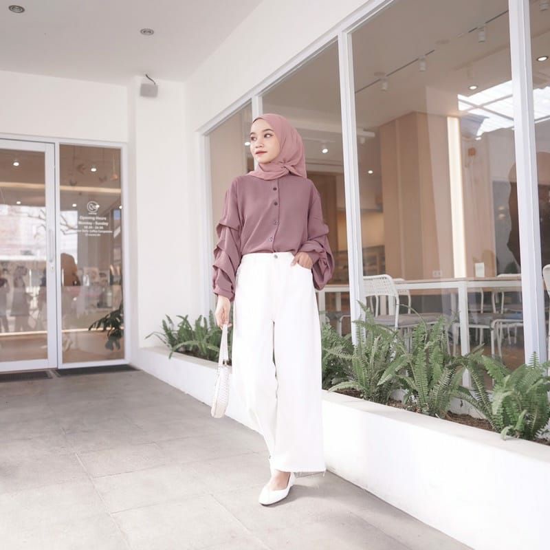 blouse diva crincle airflow kekinian