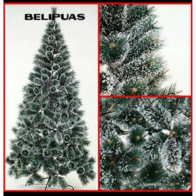 Pohon natal 7feet/7Ft/210cm /2,1 meter Snow flake Pine