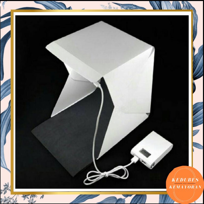 Studio  Mini Untuk  Foto  Produk Online / Mini Photo Studio Portable Magic Box with led [KK]