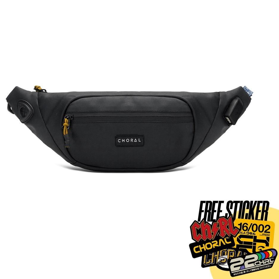 CHORAL waistbag Rex 2.0 | Tas Pinggang pria ORIGINAL | waistbag WATER RESISTANT | TAS PINGGANG olahr