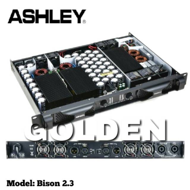 Power Ashley Bison 2.3 Switching Amplifier Class D Original Product