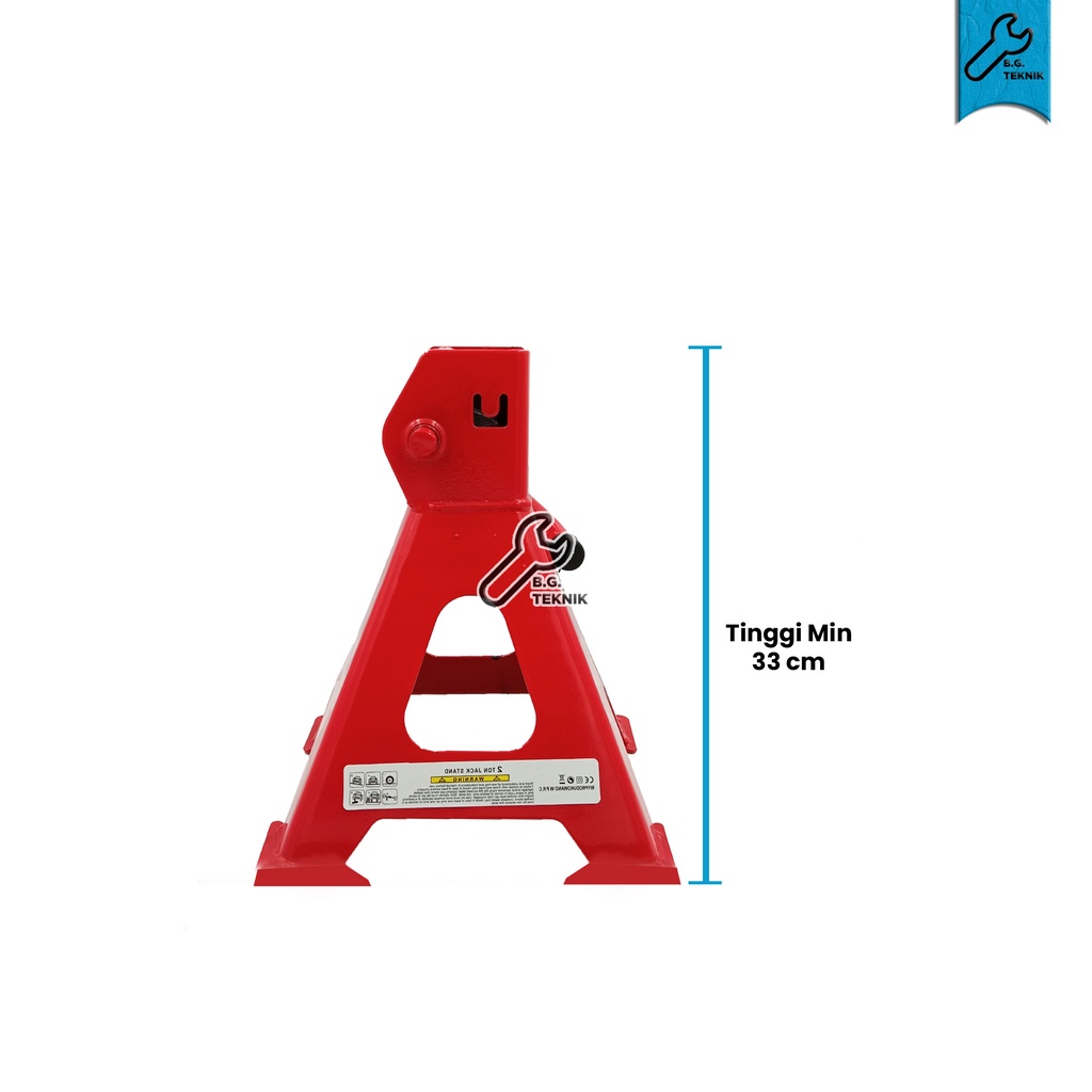 [JACK STAND] Dongkrak Jack Stand 6 Ton / Tahanan Mobil Berdiri  isi 2PC