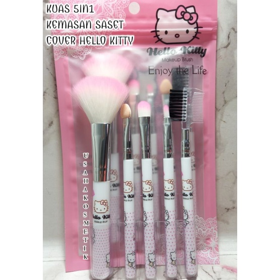 PROMO BRUSH MAKE UP SATU SET ISI 3PCS | Brush make up 5in1 cover Animal NO.KBRMC 3-1 | BC235