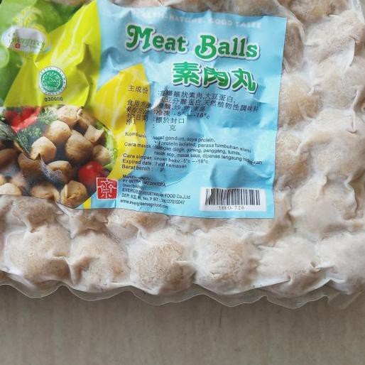 

➽ Meat Ball / Bakso Daging Vegetarian Kemasan Bening ➸