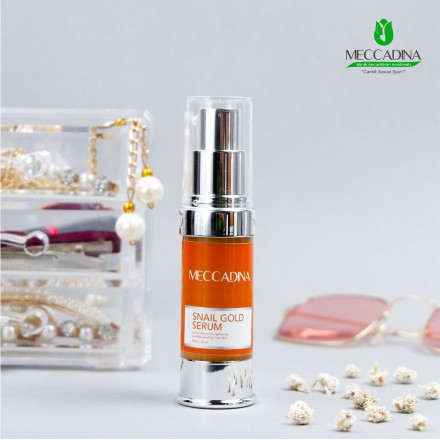 SERUM ANTI AGING PENUAAN BPOM / SNAIL GOLD SERUM MECCADINA