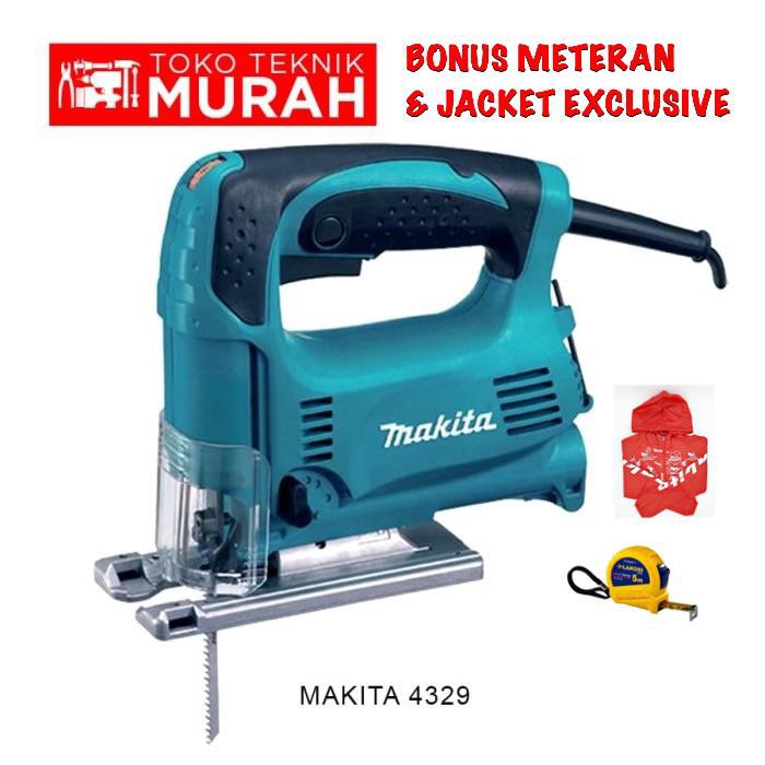 Makita 4329 - Mesin Gergaji Ukir Kayu Jigsaw Orbital Action