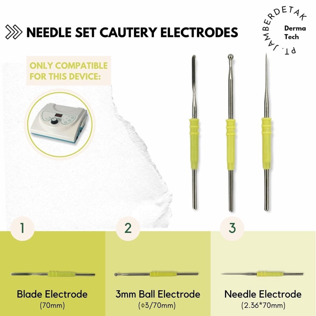 Needle Set Electrodes cautery gdz jarum cauter gdz