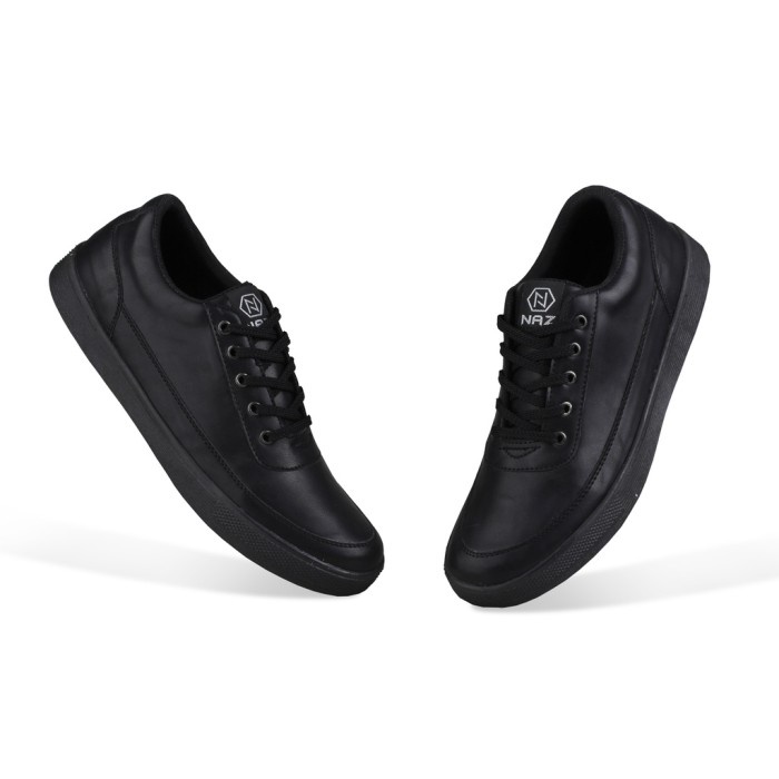 DEDRICK FULL BLACK |NAZREAL X DK01| Sepatu Kasual Pria ORIGINAL
