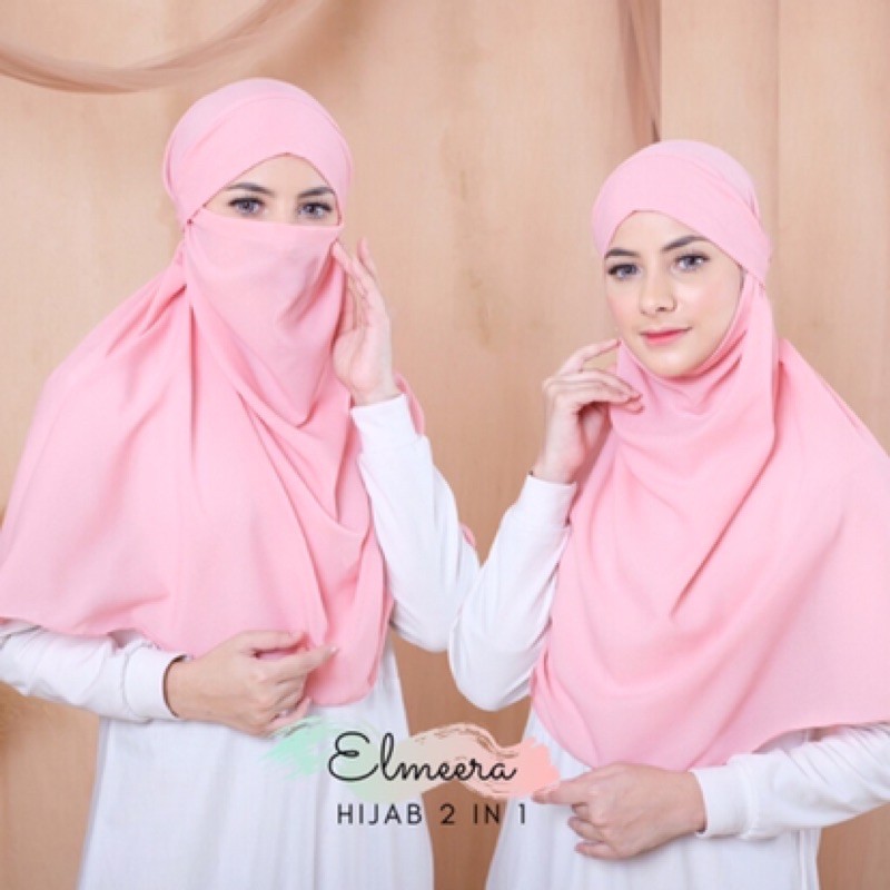 Hijab Cadar instan Elmeera // hijab cadar // hijab instan