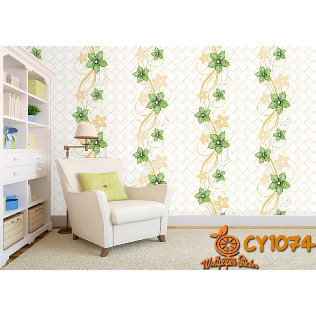 TERMURAH!!! Wallpaper Dinding Motif Modern Kekinian 45cmX10m Embos Timbul Salur Karakter Batu Alam-COD