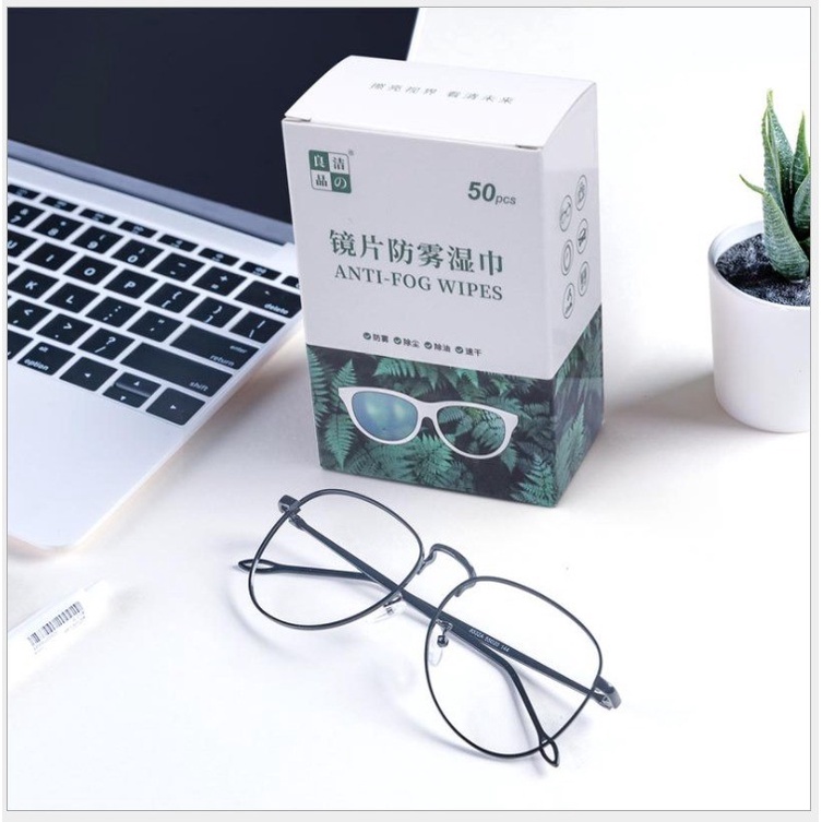 Tissue Tisu Lap Lensa kacamata Anti Embun Tisue Anti Fog Wipes glasses