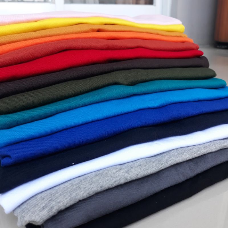 Kaos Polos Cotton Combed 30s / Kaos Polos High Quality / Kaos Polos Lengan Pendek Pria Wanita