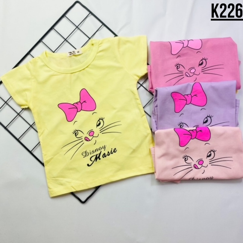 Atasan Kaos Anak Bayi Cewek Perempuan 6bln-2thn Import