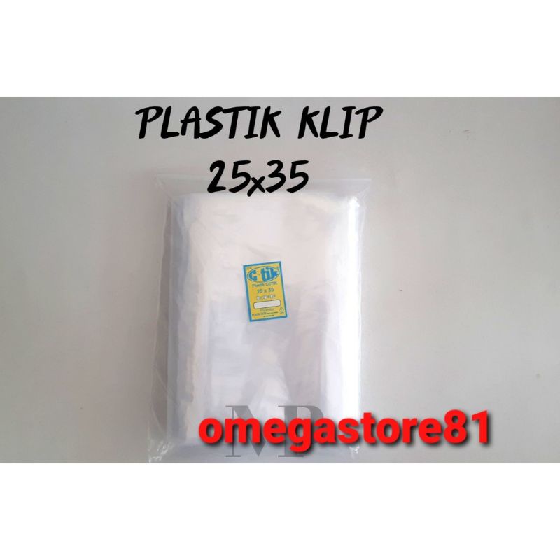 plastik klip cetik besar tebal ukuran 16x25 20x30 25x35 30x40 merk ctik