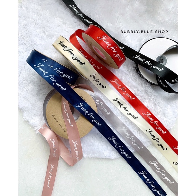 

Pita satin just for you 1” 2,5 cm satin ribbon gift wrap flower bouquet per meter