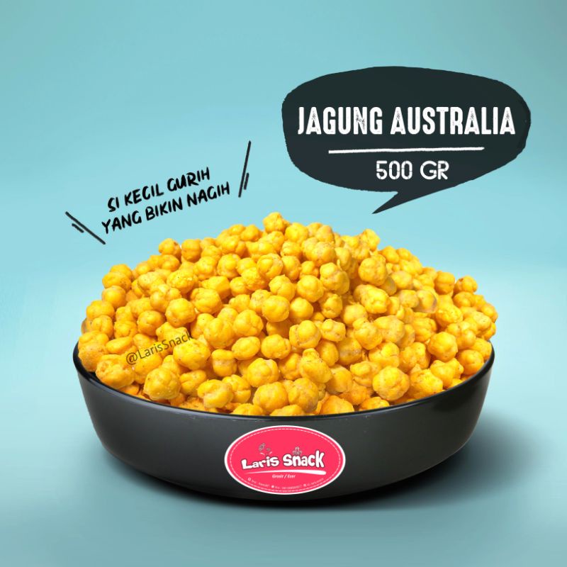 

Jagung Australia Gurih Renyah Snack Kiloan Curah 500 gr