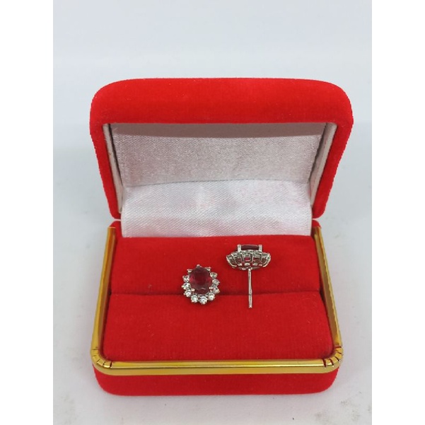 GIWANG PERAK ASLI SILVER 925 LAPIS EMAS/GIWANG LADYDAY VARIASI MATA HITAM/MERAH/GIWANG ASLI SILVER 925/FASHION WANITA