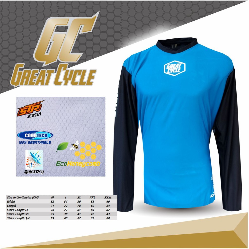 Jersey Sepeda GC Baju Sepeda Kaos Sepeda Gowes Cooltech Adem