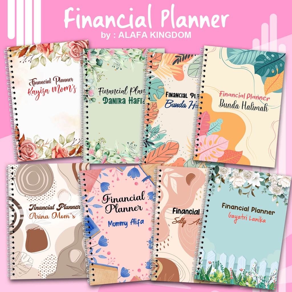 

AlafaKingdom Financial Planner / Buku Catatan Keuangan Custom Untuk 2 Tahun 025-032
