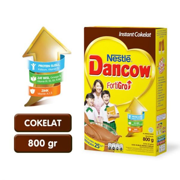 

DANCOW INSTAN COKLAT FORTIGRO 800gr Promo