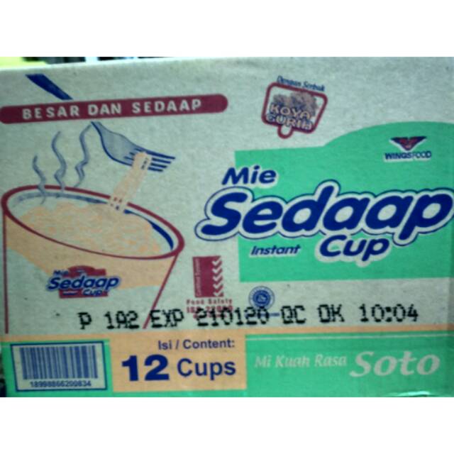 

Mie Sedaap Cup Mie Sedap isi 12 cup