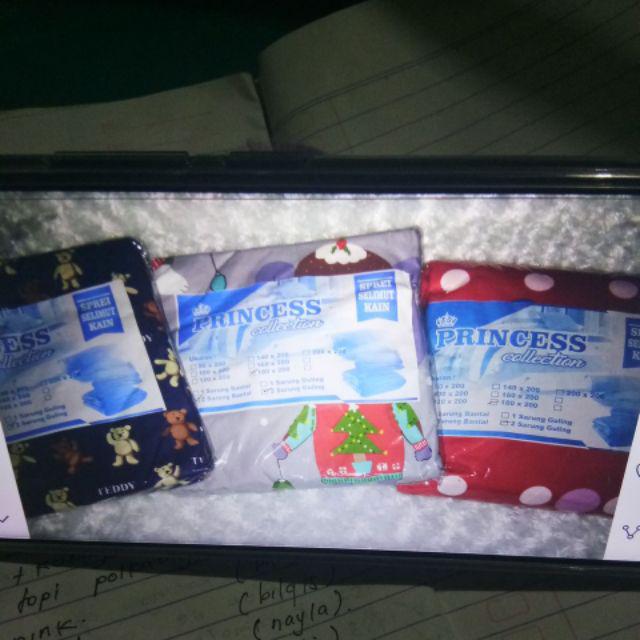 [𝐏𝐑𝐈𝐍𝐂𝐄𝐒𝐒] Sprei Murah Motif Anak / Sprei Karakter Beruang / Seprai Bear / Sprei Anak Grosir